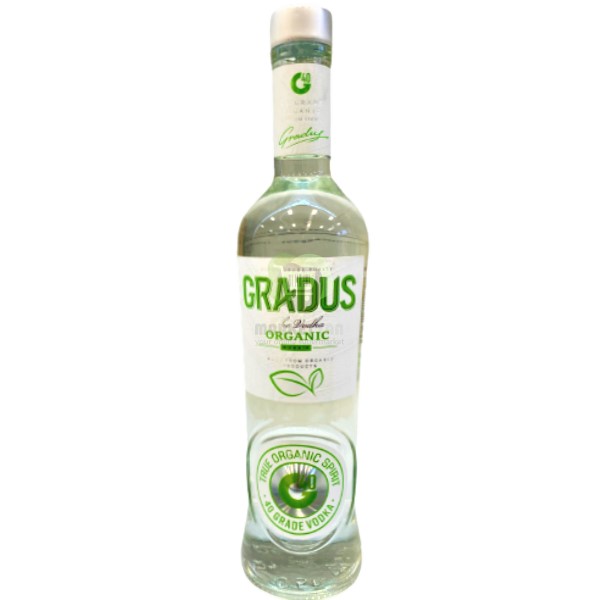 Водка GRADUS ORGANIC 40% 0,5 л.