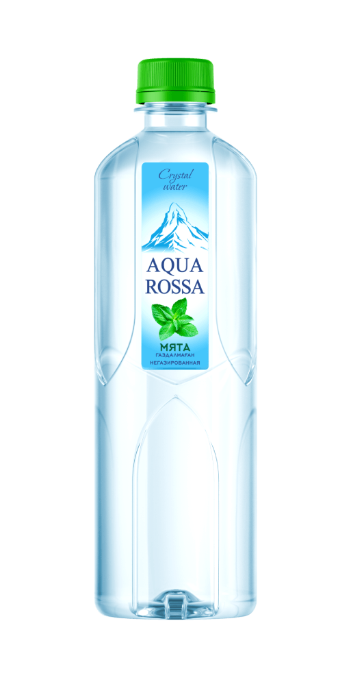 ВОДА AQUA ROSSA МЯТА 0,49 Л, 12 шт.