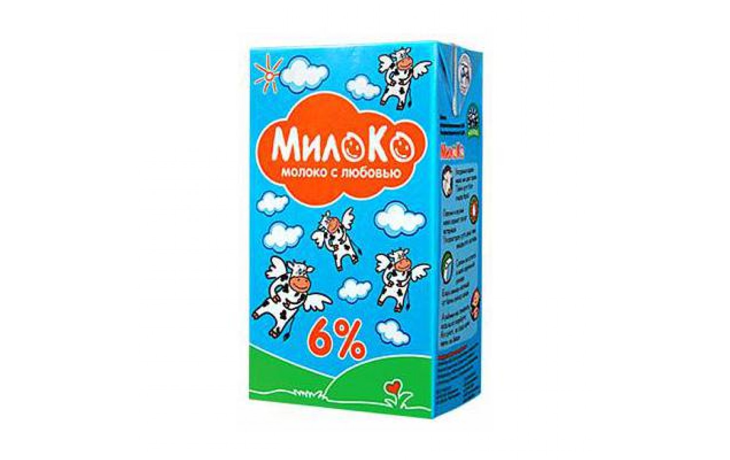 молоко "Милоко" 6% 1л.