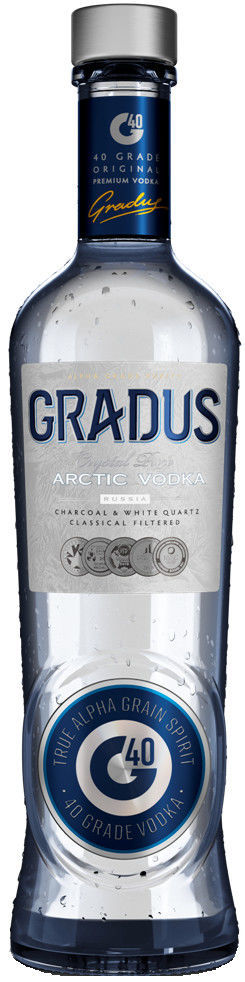 Водка GRADUS ARCTIC 40% 0,5 л.