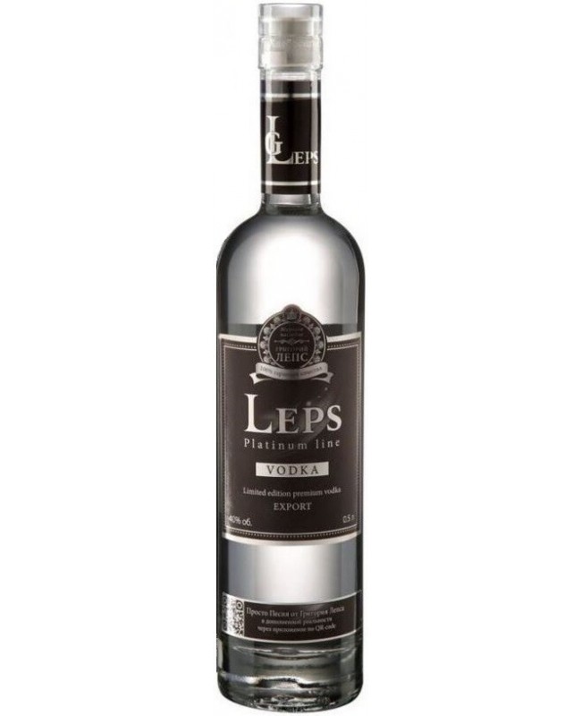 Водка LEPS PLATINUM 40% 0,7 л.