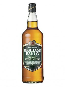 Виски HIGHLAND BARON BLENDED SCOTCH 40% 1 л.