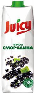 сок Juicy 1 л (черная смородина морс)